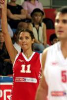 Ольга Панкова в команде Аркадия Дворковича сыграла в баскетбол с Михаилом Прохоровым